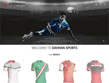 Tablet Screenshot of dahhansports.com